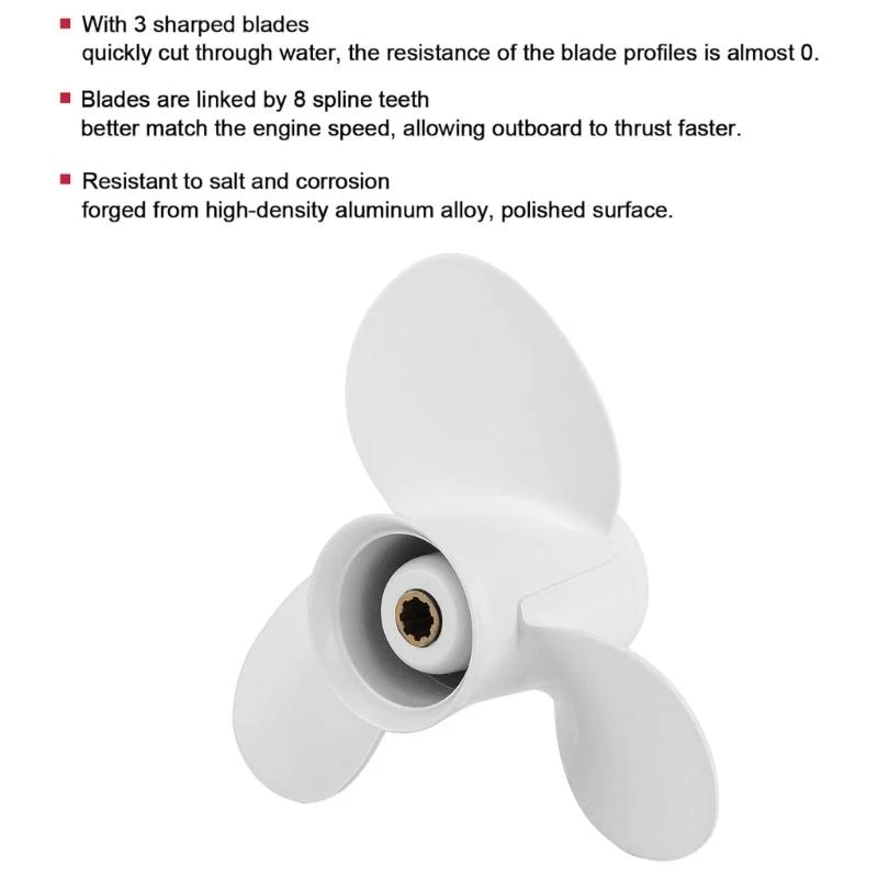 y1gd Propeller for 9.9HP 15HP Corrosion Resistant Propeller 683-45947-00-EL
y1gd Propeller for 9.9HP 15HP Corrosion Resistant Propeller 683-45947-00-EL