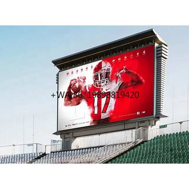 Настраиваемый наружный фиксированный светодиодный экран P4 P5 P6 P8 с высокоточным водонепроницаемым железным шкафом, высокий защитный класс IP65 LED Vid
Настраиваемый наружный фиксированный светодиодный экран P4 P5 P6 P8 с высокоточным водонепроницаемым железным шкафом, высокий защитный класс IP65 LED Vid