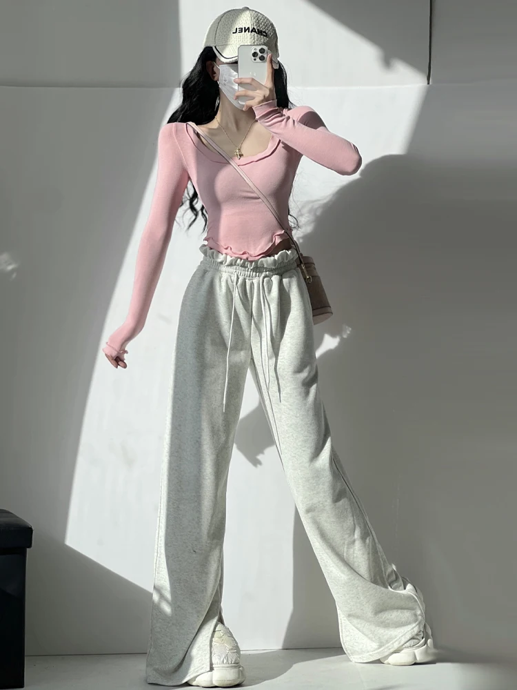 Sweet Girl High Waist Dstring Bloom Wide Leg Casual Pants Women's Split Design Long Trousers Street Sle Spor Long Trou...
Sweet Girl High Waist Dstring Bloom Wide Leg Casual Pants Women's Split Design Long Trousers Street Sle Spor Long Trou...