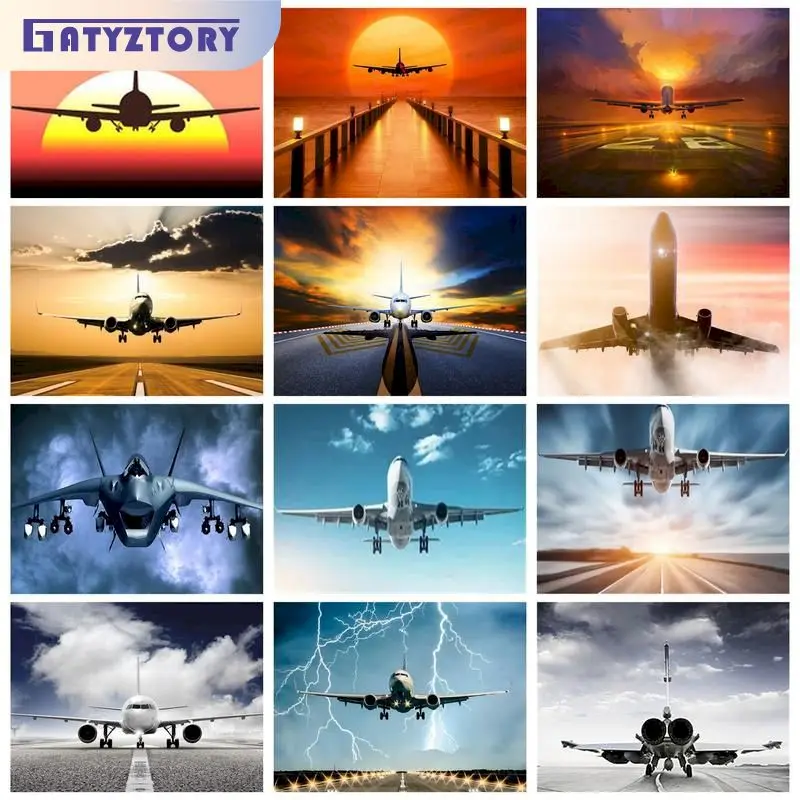 GATYZTORY DIY Painting By Numbers Frame Aircrafts Planes Canvas Painting Home Decors Paint Kit Handmade Gift For Adults Picture
GATYZTORY DIY Painting By Numbers Frame Aircrafts Planes Canvas Painting Home Decors Paint Kit Handmade Gift For Adults Picture