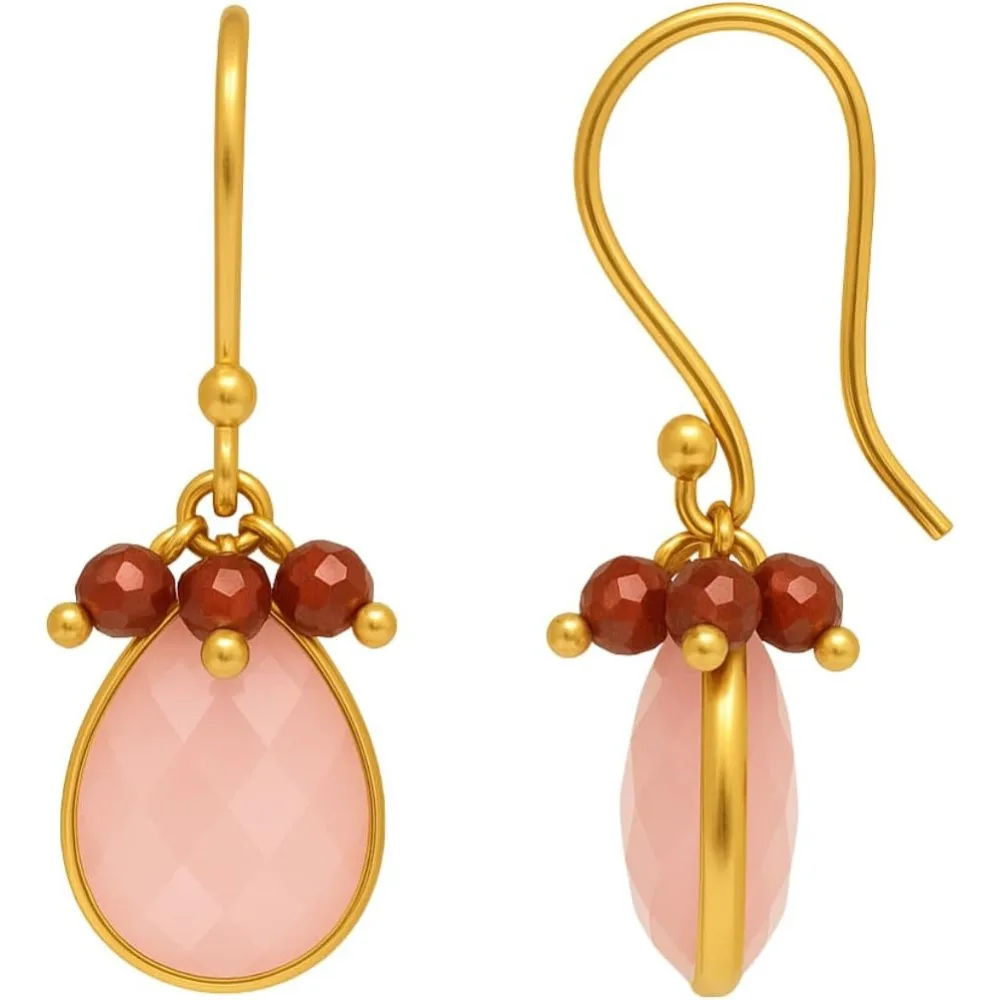 Natural Crystal Pear Drop Earrings Hypoallergenic 14K Gold Plated Lightweight Lapis Turquoise Moonstone Amethyst
Natural Crystal Pear Drop Earrings Hypoallergenic 14K Gold Plated Lightweight Lapis Turquoise Moonstone Amethyst