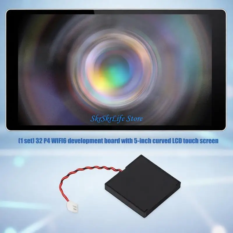 E65E WIFI6 BLE5 Development Board With 5inch Round Corner Touch Display
E65E WIFI6 BLE5 Development Board With 5inch Round Corner Touch Display
