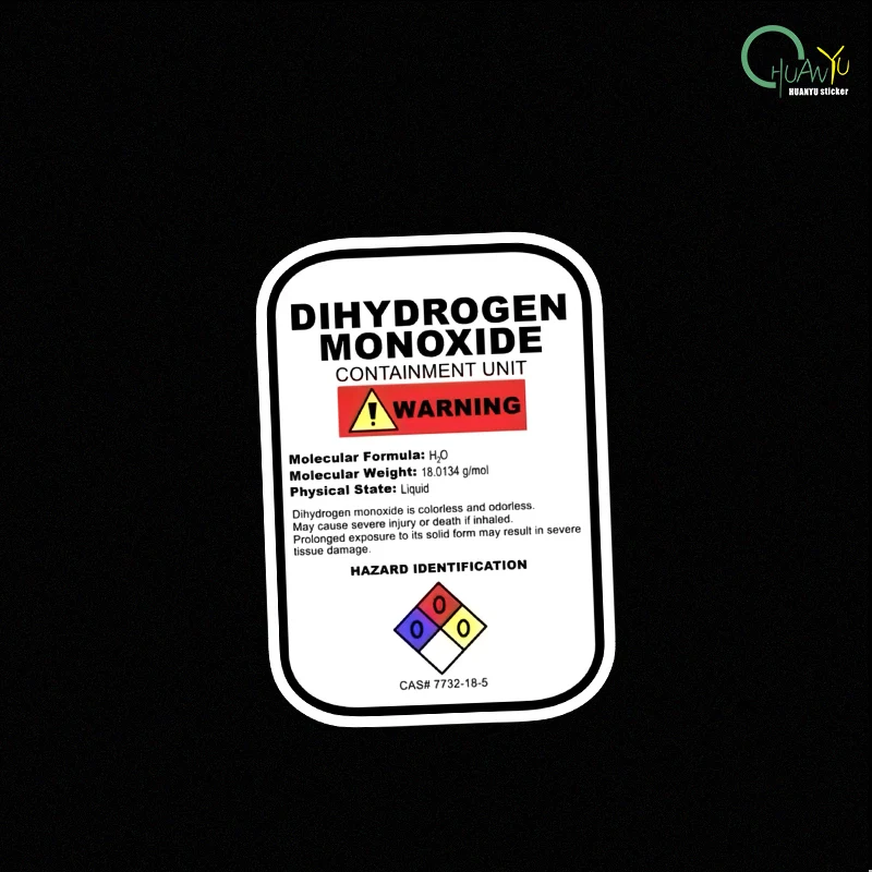 Hydrogen monoxide stickers for living room cute print fenders anime art kids cartoon stickers decoration home car decoration
Hydrogen monoxide stickers for living room cute print fenders anime art kids cartoon stickers decoration home car decoration