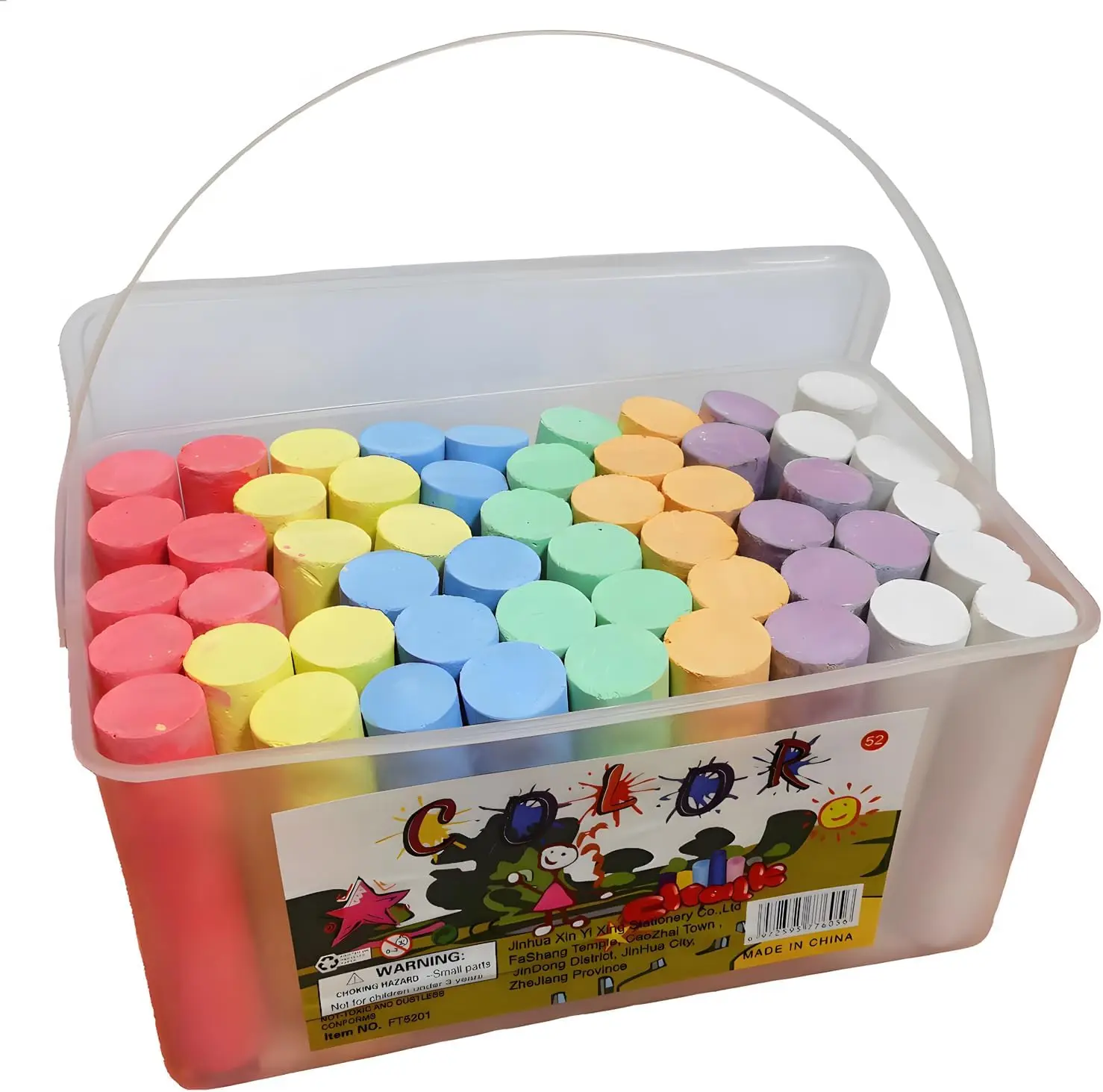 Washable Sidewalk Chalk Set 52 Pieces 7 Colors Jumbo Chalk for Kids and Adults with Comfort Grip for Outdoor Playground or
Washable Sidewalk Chalk Set 52 Pieces 7 Colors Jumbo Chalk for Kids and Adults with Comfort Grip for Outdoor Playground or