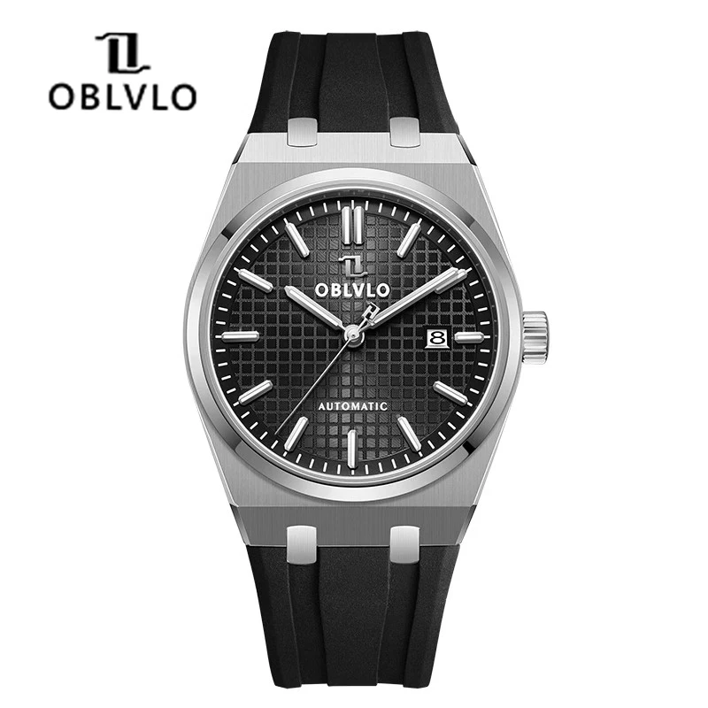 OBLVLO Mens Sport Automatic Mechanical Watches Miyota Movement Sapphire Glass Waterproof Watch for Men Luminous Date Clock
OBLVLO Mens Sport Automatic Mechanical Watches Miyota Movement Sapphire Glass Waterproof Watch for Men Luminous Date Clock