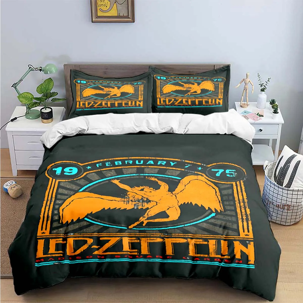 Pop Singer L-Led-Zeppelin Print Bedding Sets Exquisite Bed Supplies Set Duvet Cover Bed Comforter Set Bedding Set Luxury Gift
Pop Singer L-Led-Zeppelin Print Bedding Sets Exquisite Bed Supplies Set Duvet Cover Bed Comforter Set Bedding Set Luxury Gift