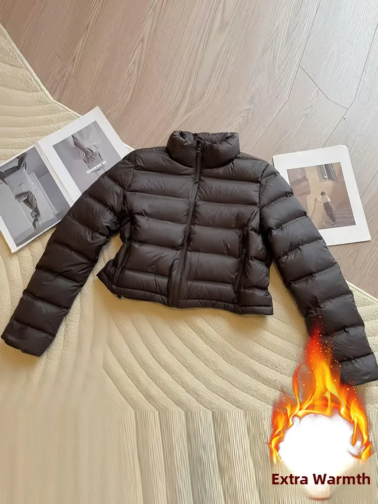 Sli ort down Хлопковая куртка Женская зимняя верхняя одежда Thiened Стеганая корейская свободная посадка Однотонная застежка-молния
Sli ort down Хлопковая куртка Женская зимняя верхняя одежда Thiened Стеганая корейская свободная посадка Однотонная застежка-молния