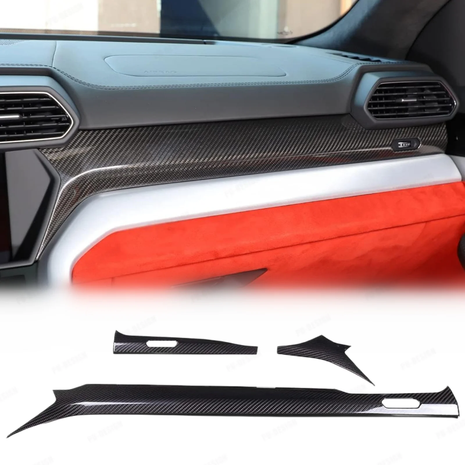 Dry Carbon Fiber Center Dashboard Panel Cover Trim For Lamborghini URUS Left Hand Drive Interior Kits
Dry Carbon Fiber Center Dashboard Panel Cover Trim For Lamborghini URUS Left Hand Drive Interior Kits