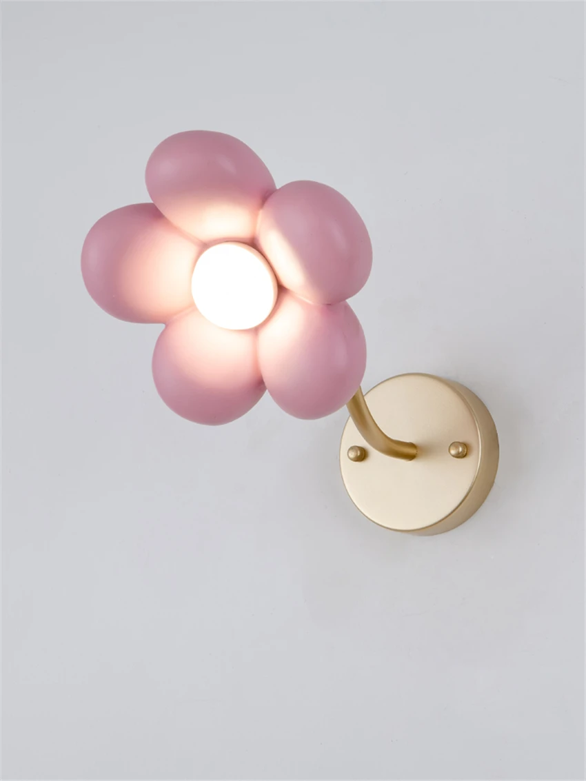Nordic Pink Flowers Kids Room Wall Lamps Bedroom Bedside Cloakroom Hallway Cute Decoration Girls Room Bathroom Home Wall Lights
Nordic Pink Flowers Kids Room Wall Lamps Bedroom Bedside Cloakroom Hallway Cute Decoration Girls Room Bathroom Home Wall Lights