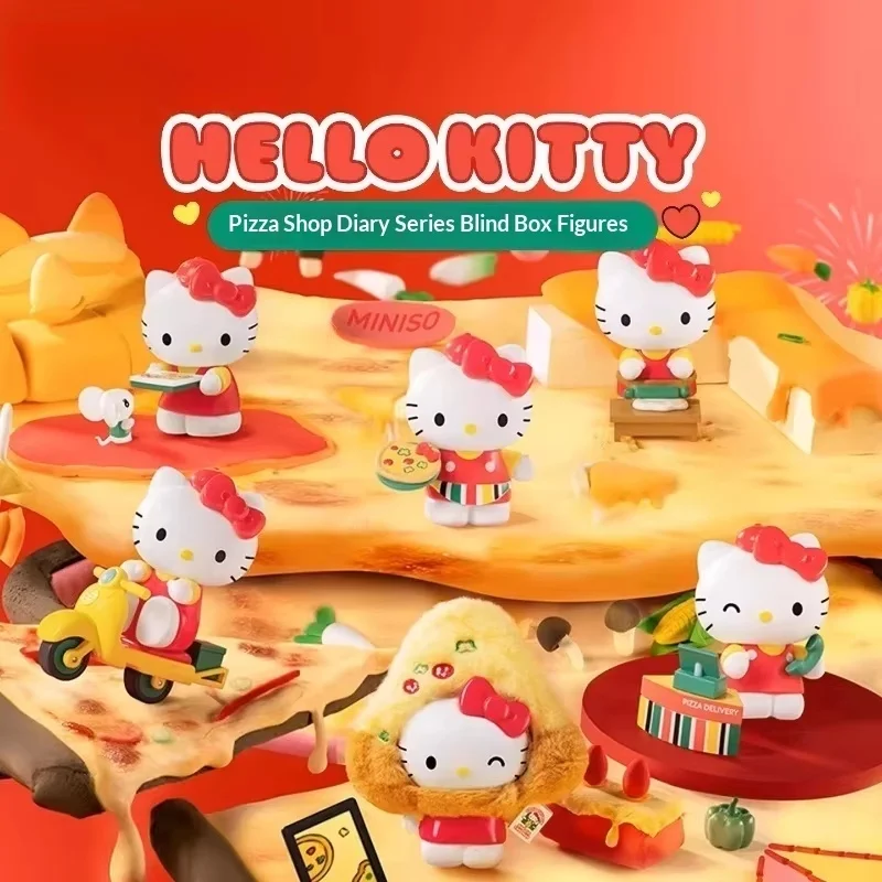 New Hello Kitty Pizza Shop Diary Series Blind Box Collectible Toy Figurine Desktop Ornament Surprise Gift For Hello Kitty Fans
New Hello Kitty Pizza Shop Diary Series Blind Box Collectible Toy Figurine Desktop Ornament Surprise Gift For Hello Kitty Fans