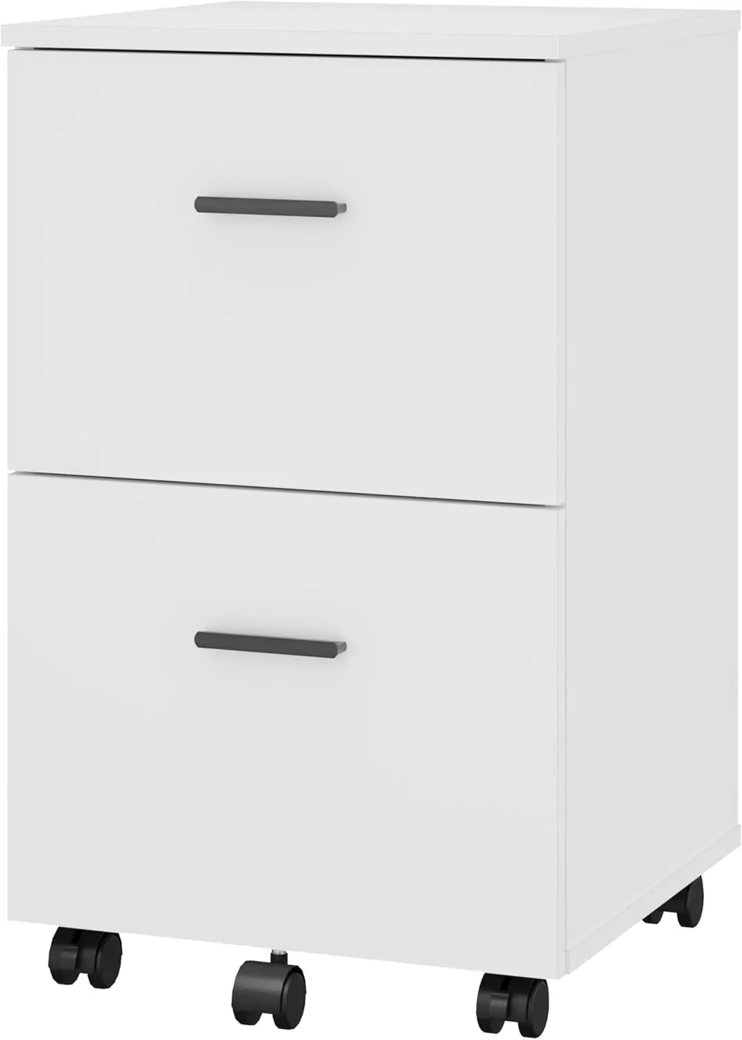 Wood Rolling File Cabinet with 2 Drawers, Mobile Printer Stand Under Desk for Home Office, Fits Letter Size Folders, White
Wood Rolling File Cabinet with 2 Drawers, Mobile Printer Stand Under Desk for Home Office, Fits Letter Size Folders, White