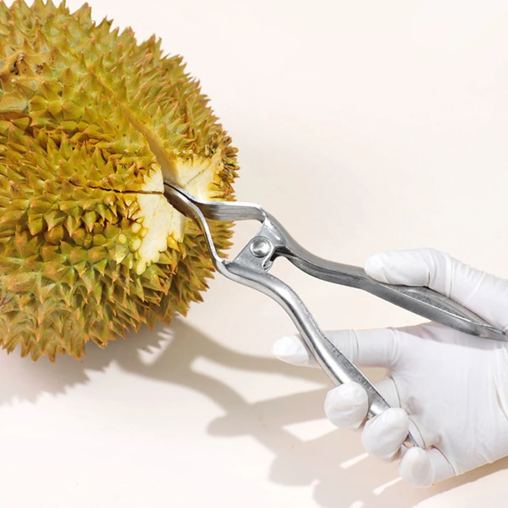 Durian Opener Stainless Steel Manual Fruit Shell Opener Kitchen Gadget for Watermelon Separator Divider and Melon Opening Tool
Durian Opener Stainless Steel Manual Fruit Shell Opener Kitchen Gadget for Watermelon Separator Divider and Melon Opening Tool