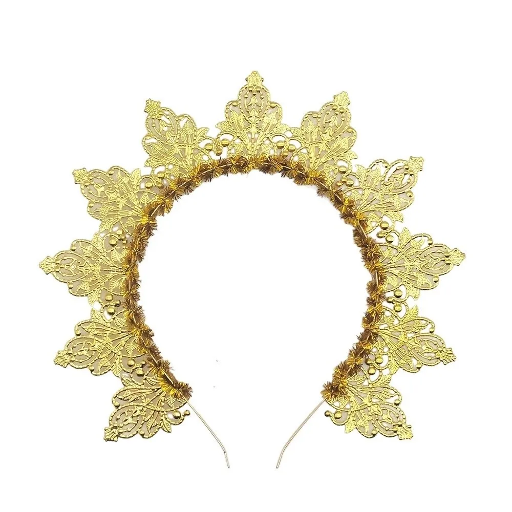 Vintage Flower Goddess Headband Sun Exaggerated Women Hairband Aureole Rhinestone Traditional Festival Hair Hoop Cosplay
Vintage Flower Goddess Headband Sun Exaggerated Women Hairband Aureole Rhinestone Traditional Festival Hair Hoop Cosplay