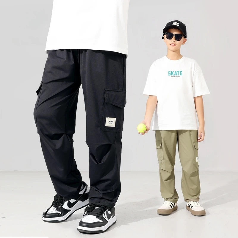 Kids Quick-Dry Mosquito-Repellent Cargo Pants Korean Style Outdoor Hiking Trousers for Boys and Girls New Fashion Joggers
Kids Quick-Dry Mosquito-Repellent Cargo Pants Korean Style Outdoor Hiking Trousers for Boys and Girls New Fashion Joggers