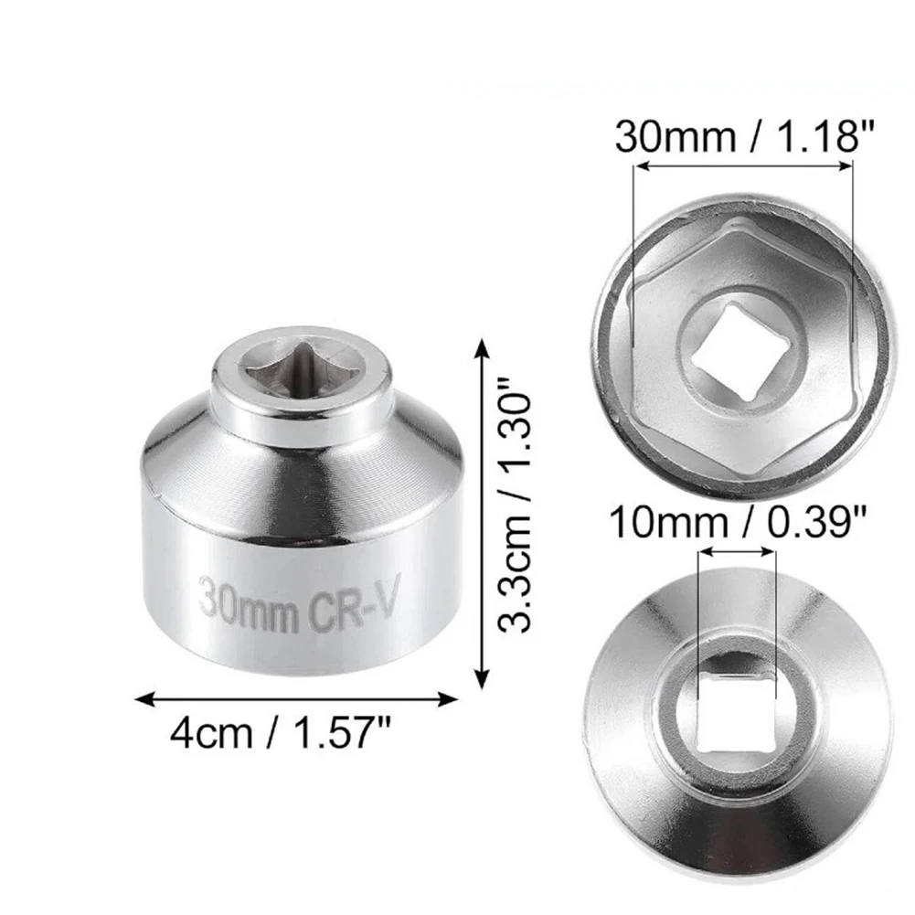 2Pcs 30mm Oil Filter Cap Remover Tool Chrome Vanadium Steel Material Cap Type Oil Grid Disassembly Tool Car Repair Tools
2Pcs 30mm Oil Filter Cap Remover Tool Chrome Vanadium Steel Material Cap Type Oil Grid Disassembly Tool Car Repair Tools
