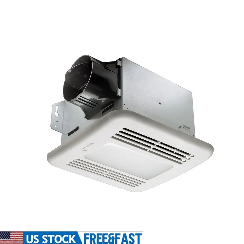 Delta Breeze Bath Fan 50 CFM Energy Star LED Light Ultra Quiet Ceiling Mount Dimmable 850 Lumens Ventilation Bathroom
Delta Breeze Bath Fan 50 CFM Energy Star LED Light Ultra Quiet Ceiling Mount Dimmable 850 Lumens Ventilation Bathroom