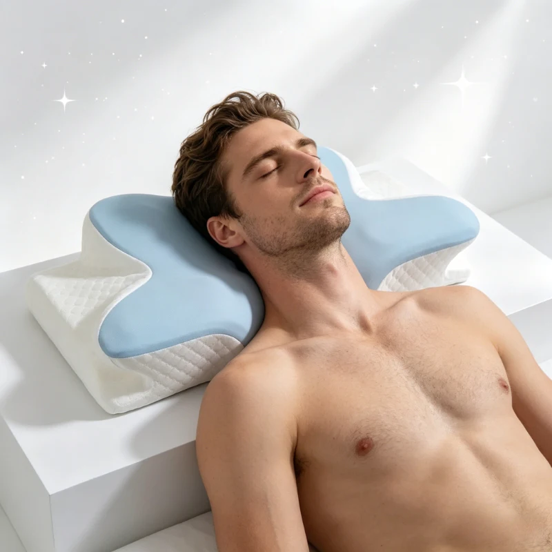 Summer Cool Sleep Pillow, Butterfly Shape Slow Rebound Memory Foam Cervical Pillow for Neck Support
Summer Cool Sleep Pillow, Butterfly Shape Slow Rebound Memory Foam Cervical Pillow for Neck Support