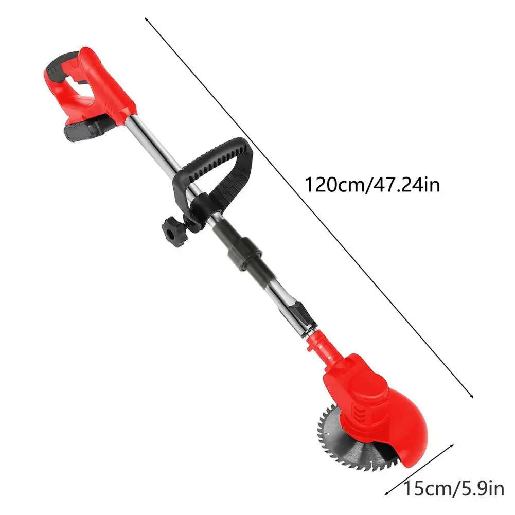 24V 6000mAh 2 Batteries 1 Charger Telescopic Rod D-Shaped Handle Weed Trimmer Cordless Electric Weed Lawn Mover Eater Edger
24V 6000mAh 2 Batteries 1 Charger Telescopic Rod D-Shaped Handle Weed Trimmer Cordless Electric Weed Lawn Mover Eater Edger