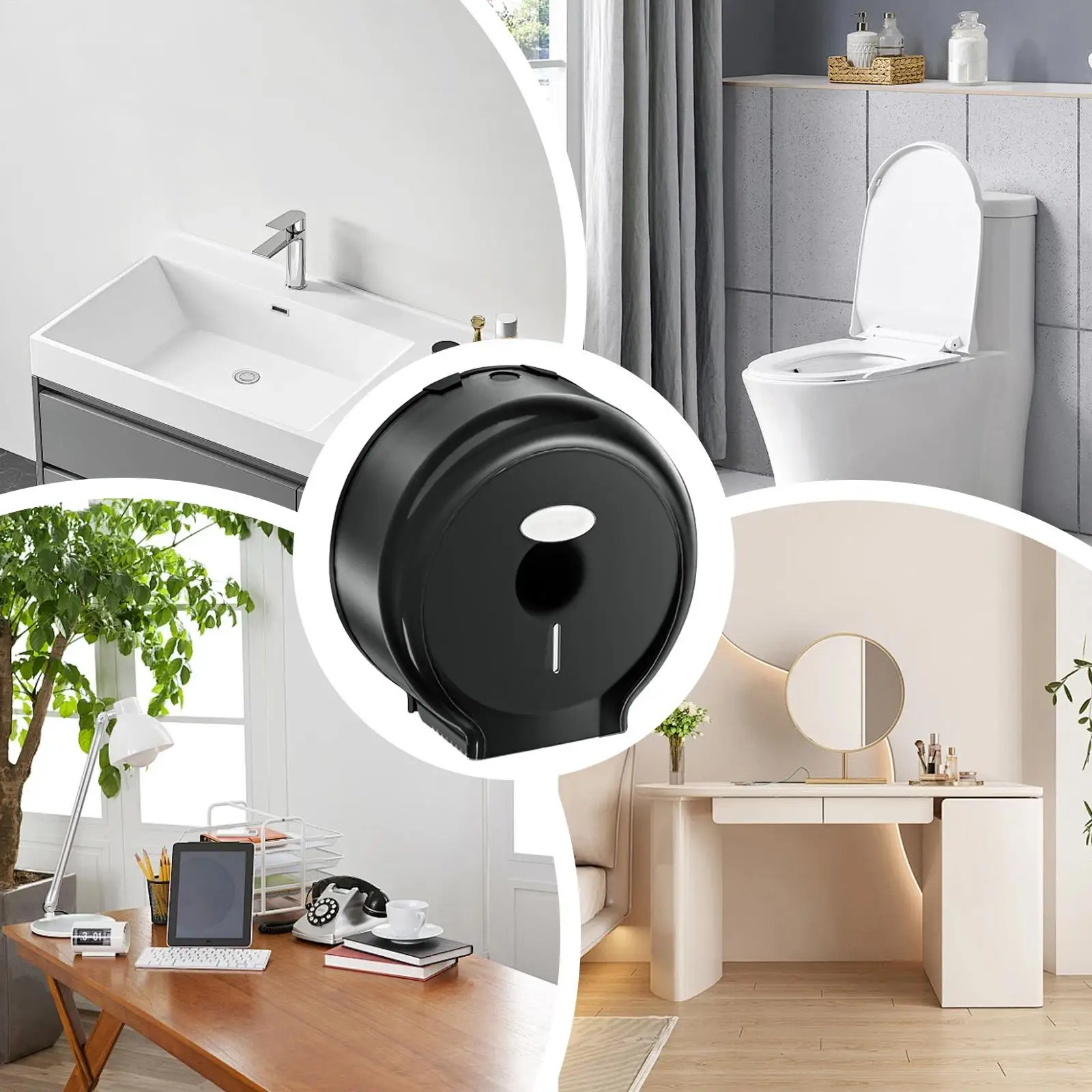 Toilet Paper Holders Waterproof No Drilling Wall Mount Dispenser With Key Toilet Roll Holder For Bathroom Home Hotel Office
Toilet Paper Holders Waterproof No Drilling Wall Mount Dispenser With Key Toilet Roll Holder For Bathroom Home Hotel Office