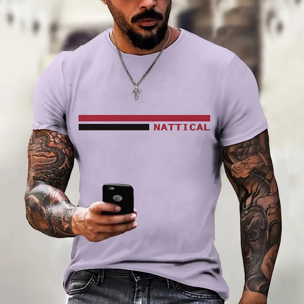 Fashion Daily Outdoor T-Shirt For Men Summer Breathable Fitness Sports Short Sleeve Fashion Casual Round Neck Oversized T-shirt 
Fashion Daily Outdoor T-Shirt For Men Summer Breathable Fitness Sports Short Sleeve Fashion Casual Round Neck Oversized T-shirt