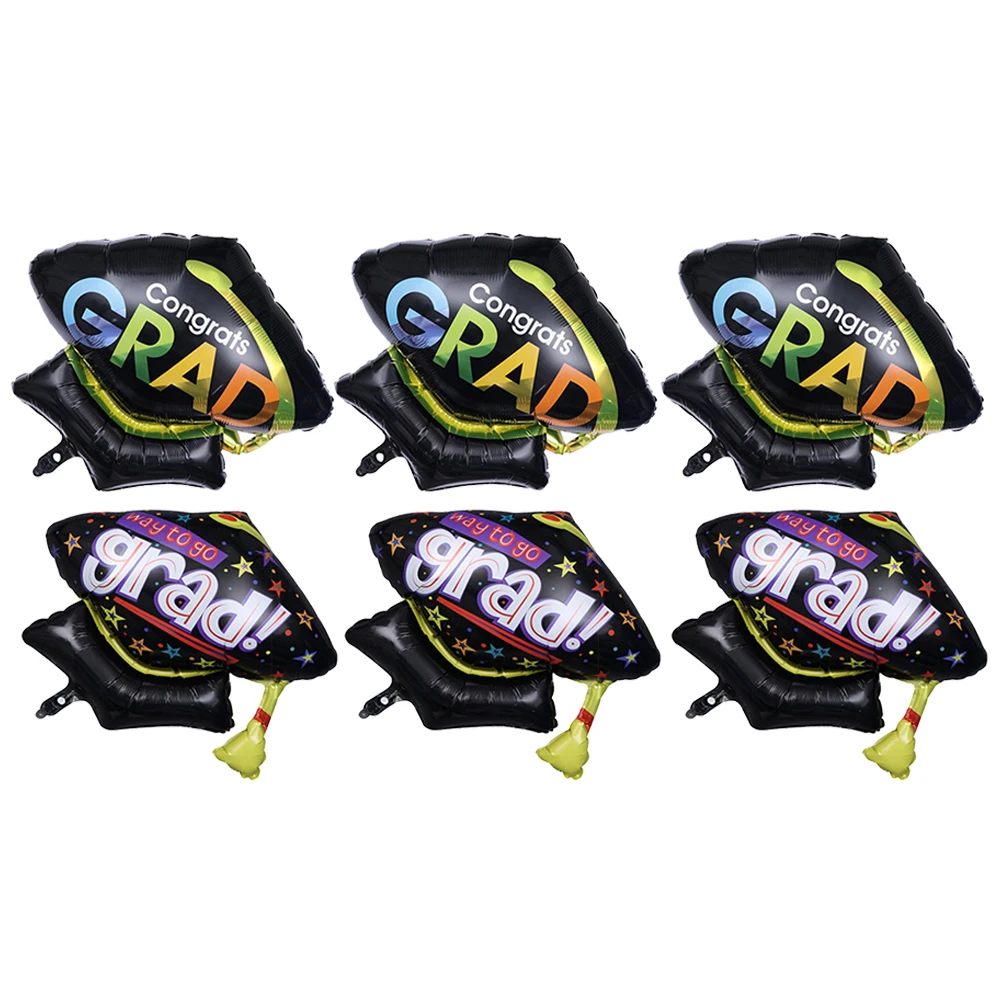 6 Pcs Photo Props Foil Doctor Hat Party Decorative Party Decorative Foil Graduation Balloons Balloons Event Decorations
6 Pcs Photo Props Foil Doctor Hat Party Decorative Party Decorative Foil Graduation Balloons Balloons Event Decorations
