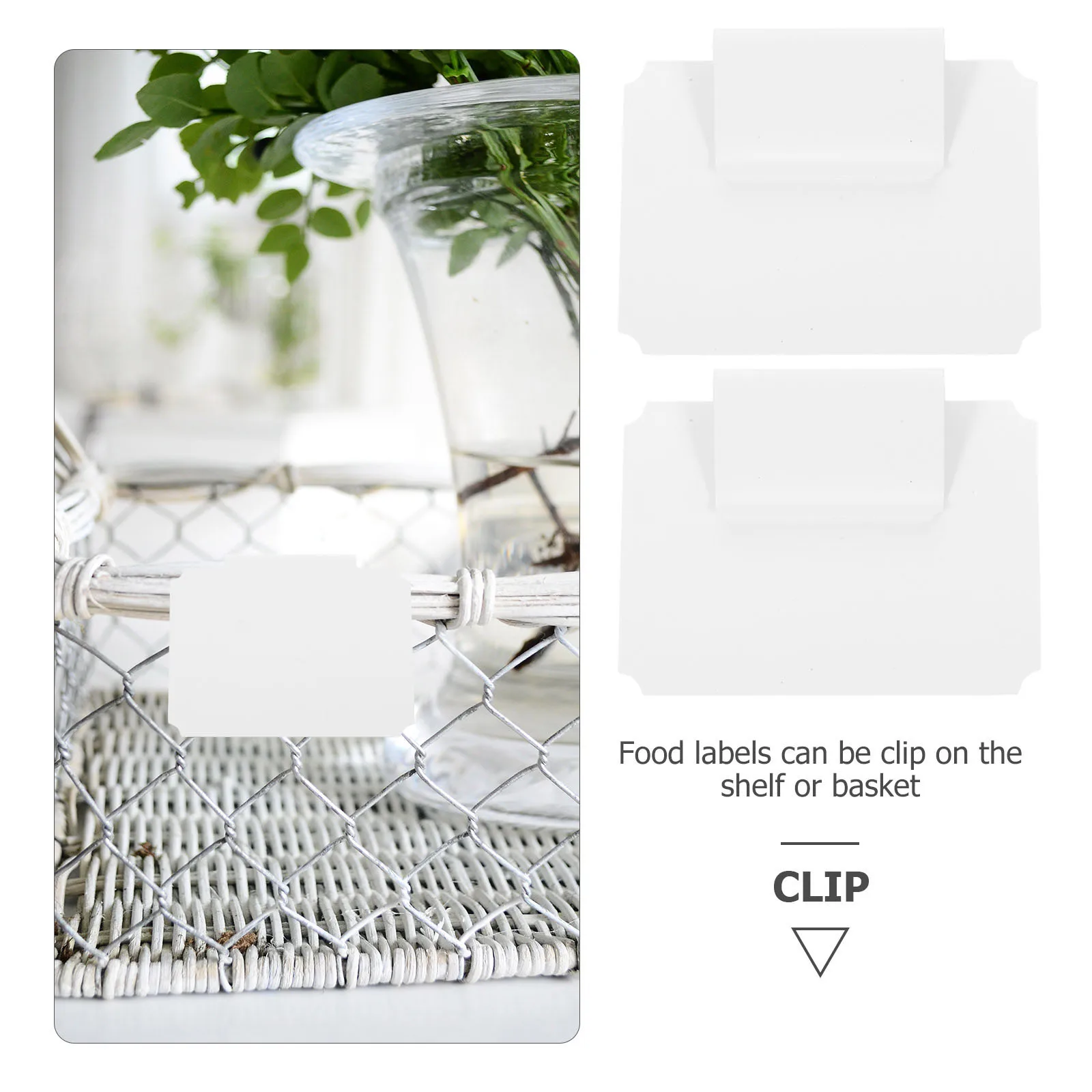 8Pcs Basket Label Clips PVC Removable Lightweight Clip on Labels for Storage Baskets and Pantry Organization Basket Clips
8Pcs Basket Label Clips PVC Removable Lightweight Clip on Labels for Storage Baskets and Pantry Organization Basket Clips