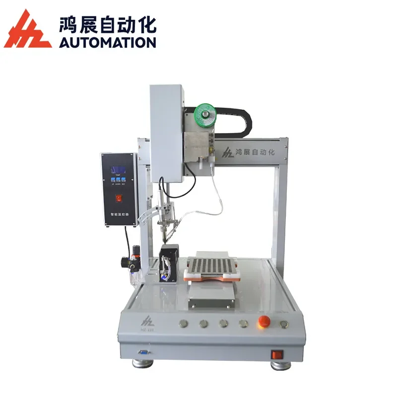 Hongzhan automatic soldering machine PCB board soldering machine point tin plus tin drag welding constant temperature
Hongzhan automatic soldering machine PCB board soldering machine point tin plus tin drag welding constant temperature