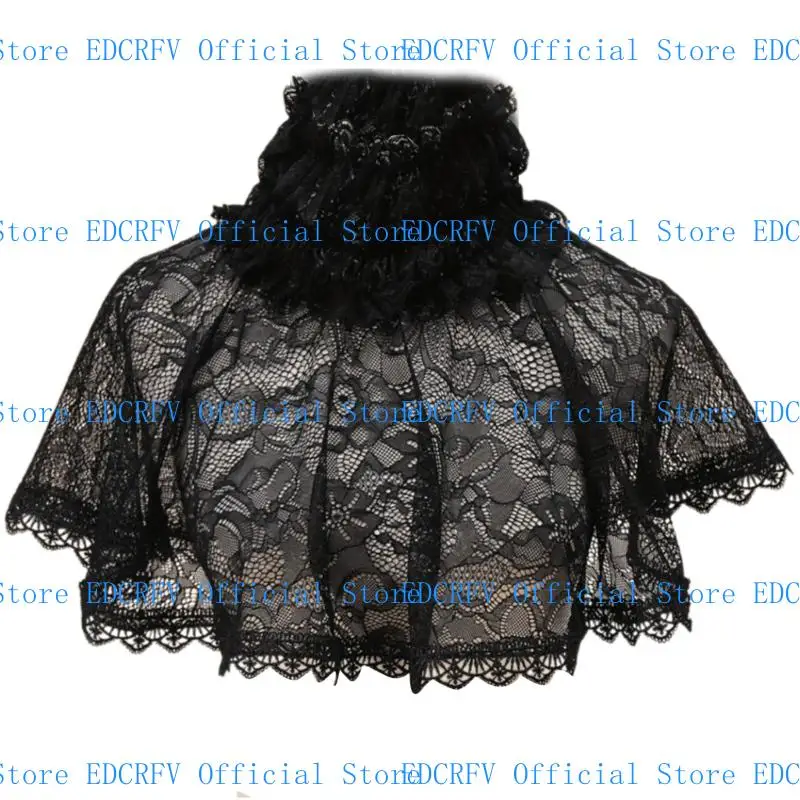 39BD Victorian Ruffled Collar Capelet Elegant Ruff Girls Blouse Collar Elegant Lapel
39BD Victorian Ruffled Collar Capelet Elegant Ruff Girls Blouse Collar Elegant Lapel