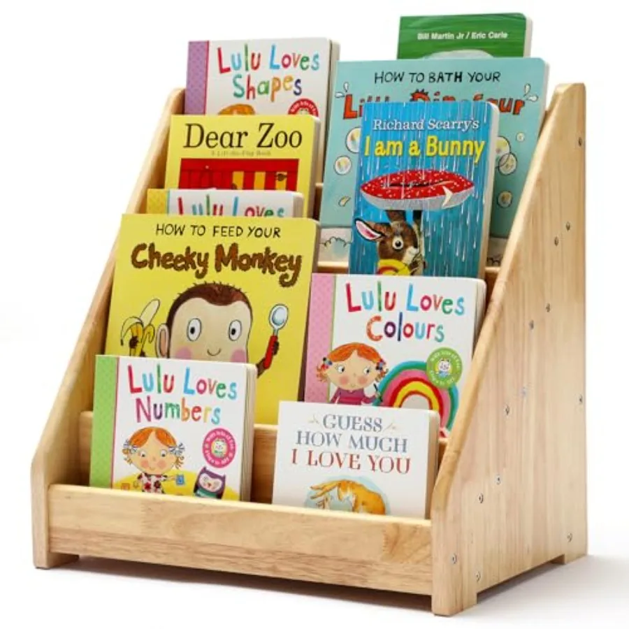 Montessori Bookshelf for Toddler 1-5 Years Wooden 5-Tier Front Facing Book Display Shelf with Chalkboard for Bedroom Playroom C
Montessori Bookshelf for Toddler 1-5 Years Wooden 5-Tier Front Facing Book Display Shelf with Chalkboard for Bedroom Playroom C