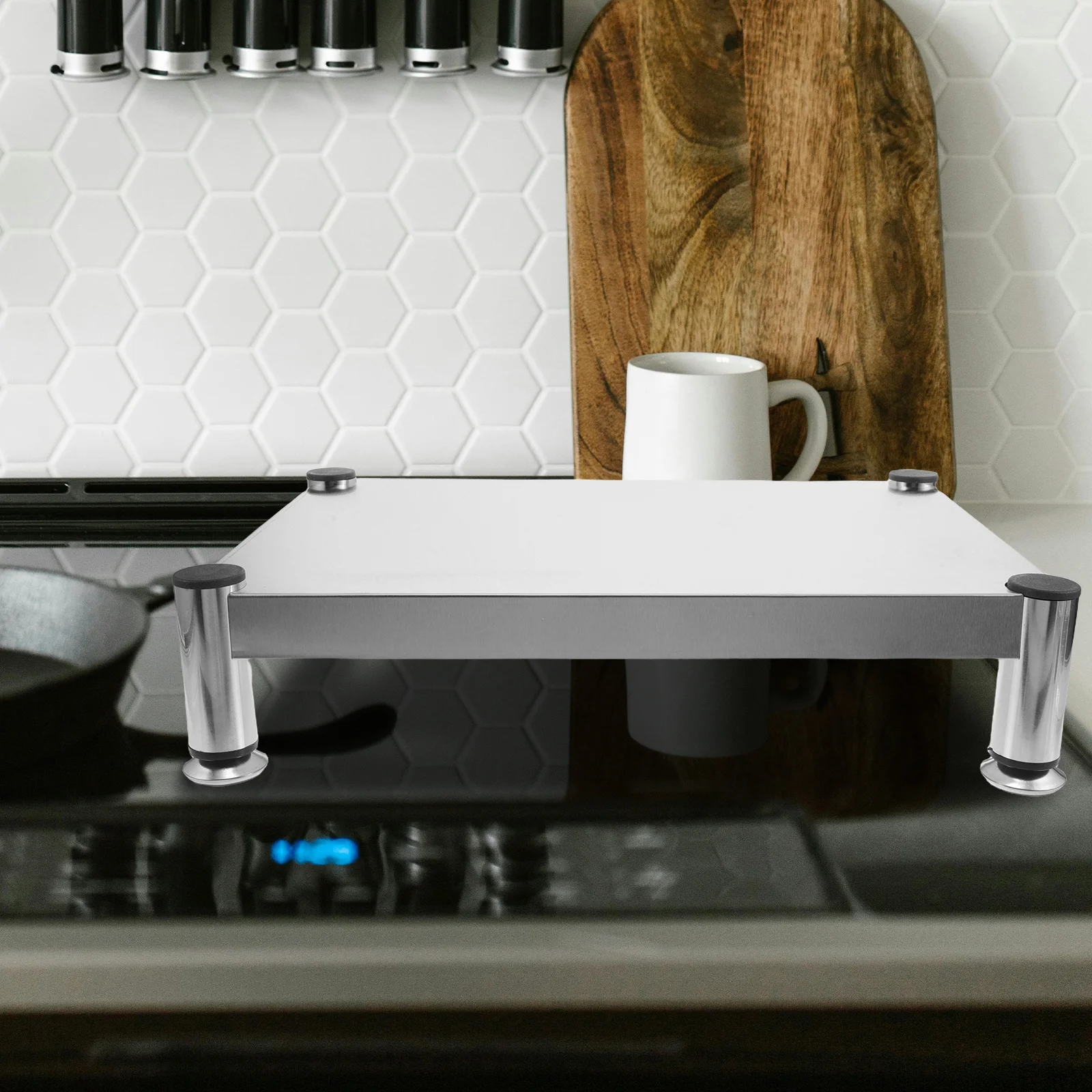 Kitchen Storage Rack Stainless Steel Non-Slip Pot Stand For Induction Cooker Gas Stove Wok Holder Steamer Support Bracket
Kitchen Storage Rack Stainless Steel Non-Slip Pot Stand For Induction Cooker Gas Stove Wok Holder Steamer Support Bracket