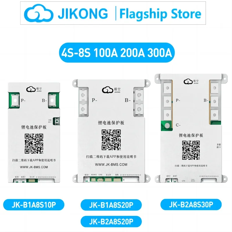 JIKONG JK-BD6A24S15PD 60A-300A Active Balance BMS 4S-24S 12V-72V Protection Board for LiFePO4 Li-Ion LTO Battery
JIKONG JK-BD6A24S15PD 60A-300A Active Balance BMS 4S-24S 12V-72V Protection Board for LiFePO4 Li-Ion LTO Battery