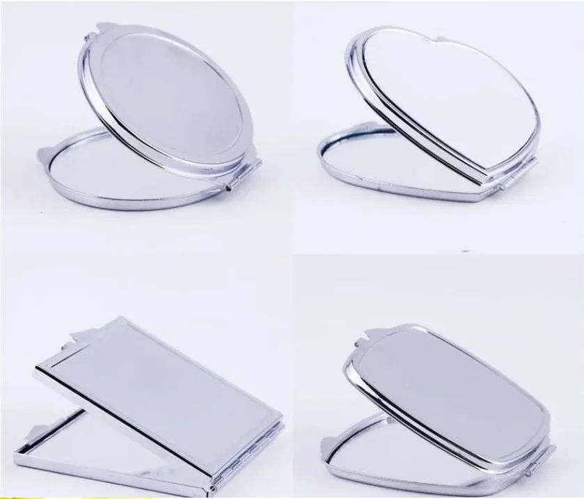 DIY Makeup Mirrors Iron 2 Face Sublimation Blank Plated Aluminum Sheet Girl Gift Cosmetic Compact Mirror Portable Decor ni517
DIY Makeup Mirrors Iron 2 Face Sublimation Blank Plated Aluminum Sheet Girl Gift Cosmetic Compact Mirror Portable Decor ni517