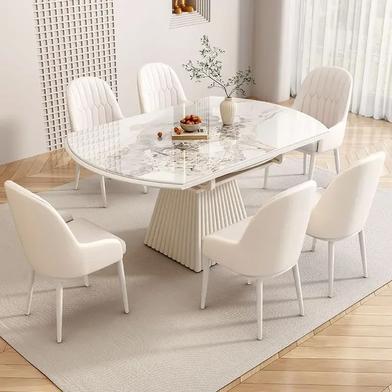 Round Table Extendable Dinning Tables Folding Luxury Dining Kitchen Reception Free Shipping Sedentary Room Muebles Elegant
Round Table Extendable Dinning Tables Folding Luxury Dining Kitchen Reception Free Shipping Sedentary Room Muebles Elegant