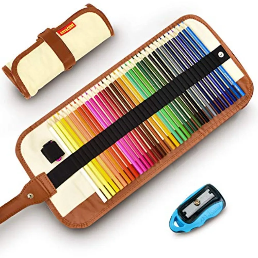 Colored Pencils, Premier Color Pencil Set With 36 Colouring Pencils, Sharpener and Canvas Pencil Bag
Colored Pencils, Premier Color Pencil Set With 36 Colouring Pencils, Sharpener and Canvas Pencil Bag