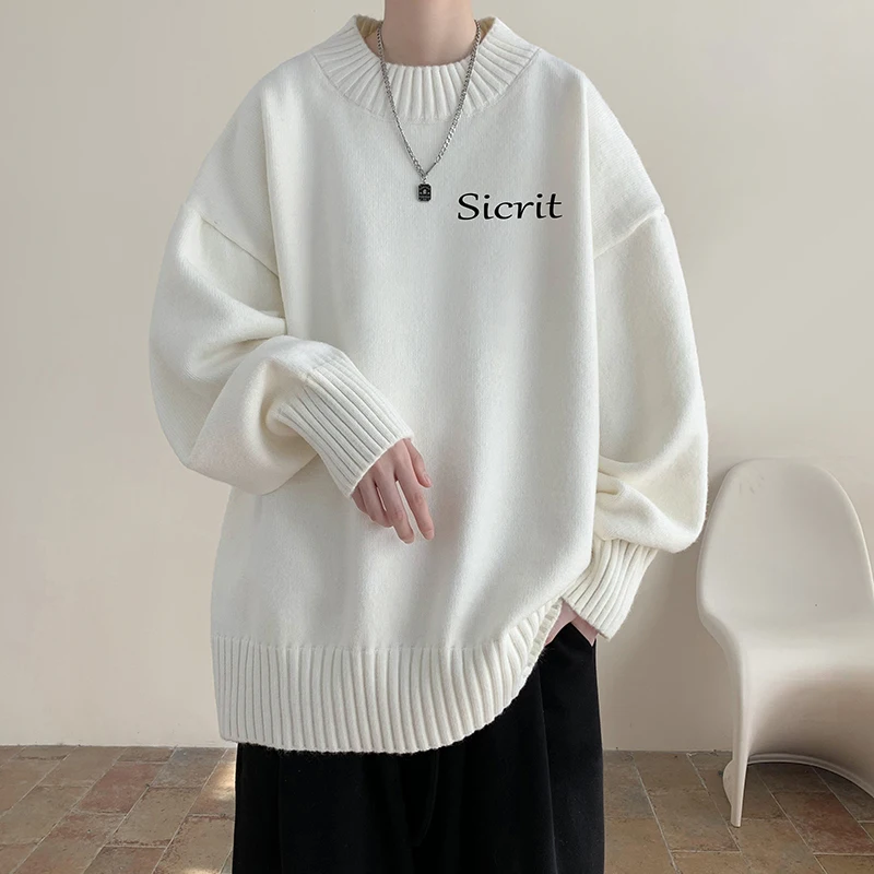 Loose Comfortable Men's Knitted Sweater Spring Autumn f High Collar Base irt Inner Wear Casual American Sle Teenager
Loose Comfortable Men's Knitted Sweater Spring Autumn f High Collar Base irt Inner Wear Casual American Sle Teenager