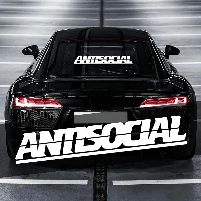 1PC Antisocial Letter Car Stickers for Rear Window Auto Front Windshield Vinyl Decals DIY Cool Racing Body Waterproof Decoration
1PC Antisocial Letter Car Stickers for Rear Window Auto Front Windshield Vinyl Decals DIY Cool Racing Body Waterproof Decoration