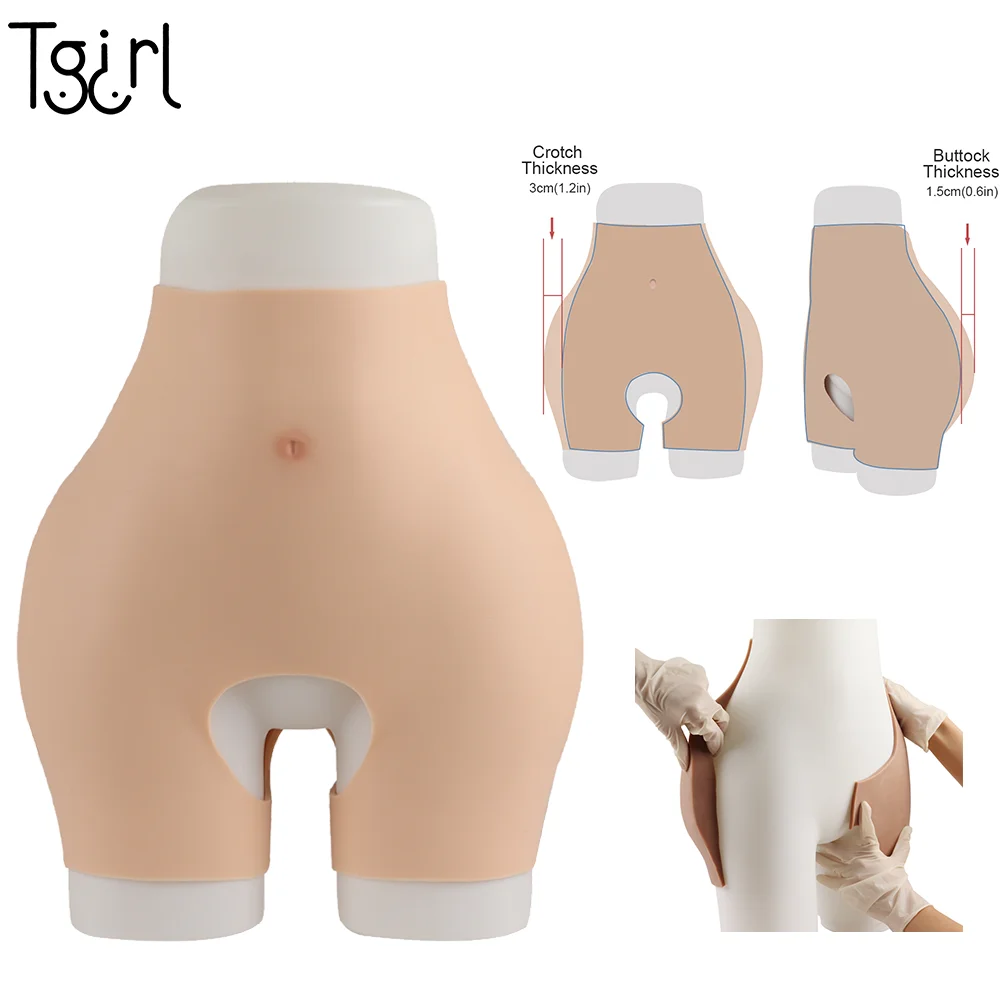Tgirl High-waisted Thickened Buttocks and Crotch opening Trousers Silicone Panties for Crossdresser Sissy Dragqueen Costum
Tgirl High-waisted Thickened Buttocks and Crotch opening Trousers Silicone Panties for Crossdresser Sissy Dragqueen Costum