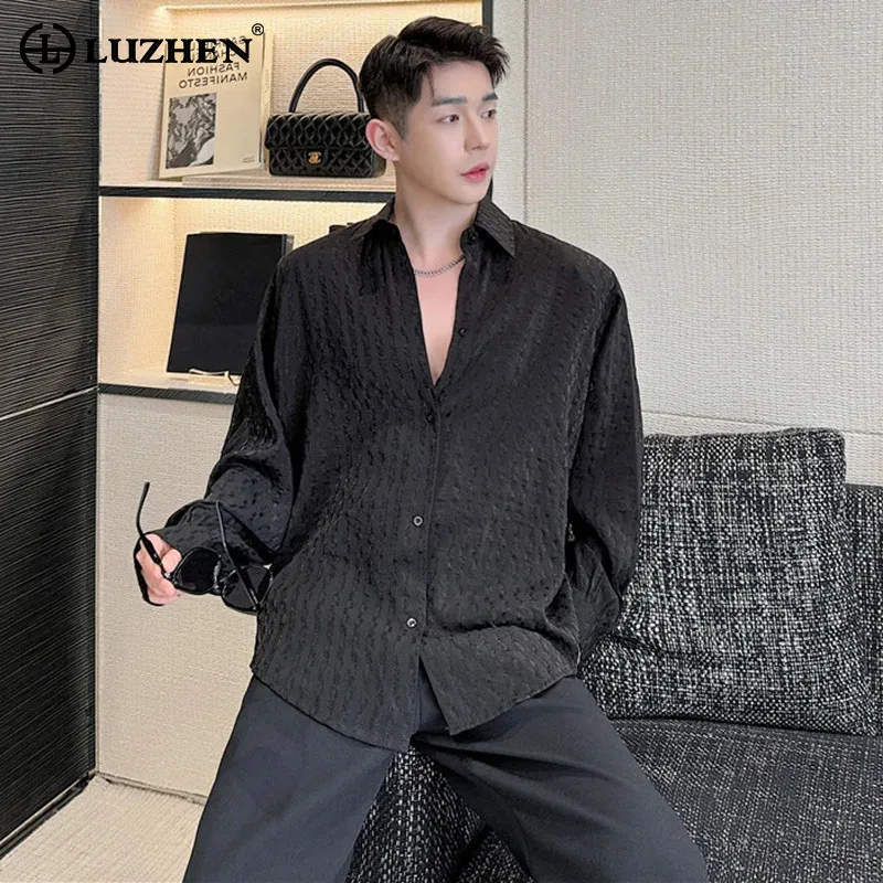 LUZHEN Original Long Shirts Fashion Plain 2025 Sleeve Spring Stylish Elegant Korean High Quality Clothing Men's Blouses JY6073
LUZHEN Original Long Shirts Fashion Plain 2025 Sleeve Spring Stylish Elegant Korean High Quality Clothing Men's Blouses JY6073