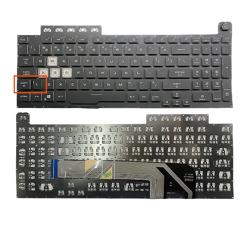 Клавиатура с американской раскладкой для ноутбука ASUS FA506 FX506 FA506U FX506U FX706L FA706
Клавиатура с американской раскладкой для ноутбука ASUS FA506 FX506 FA506U FX506U FX706L FA706