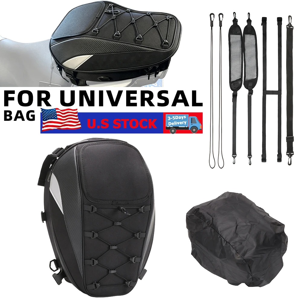 Waterproof Rear Seat Bag Backpack TailBag HelmetBag Storage Bags Oxford Cloth and Carbon Fiber Pattern Motorcycles Parts
Waterproof Rear Seat Bag Backpack TailBag HelmetBag Storage Bags Oxford Cloth and Carbon Fiber Pattern Motorcycles Parts