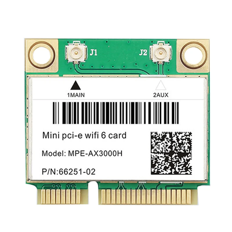 T07C-WiFi 6E AX3000H Wireless Wifi Network Card BT 5.2 for Mini PCIE Wi-Fi Adapter for Desktop/Laptop Win10
T07C-WiFi 6E AX3000H Wireless Wifi Network Card BT 5.2 for Mini PCIE Wi-Fi Adapter for Desktop/Laptop Win10