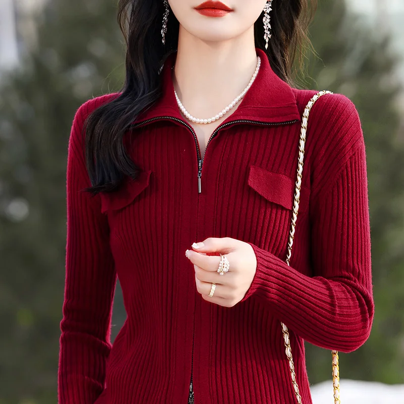 2024, весенняя мода, новый женский кардиган на молнии, воротник-стойка, трикотажная нижняя рубашка на шнурке, модное пальто с длинными рукавами, куртка
2024, весенняя мода, новый женский кардиган на молнии, воротник-стойка, трикотажная нижняя рубашка на шнурке, модное пальто с длинными рукавами, куртка