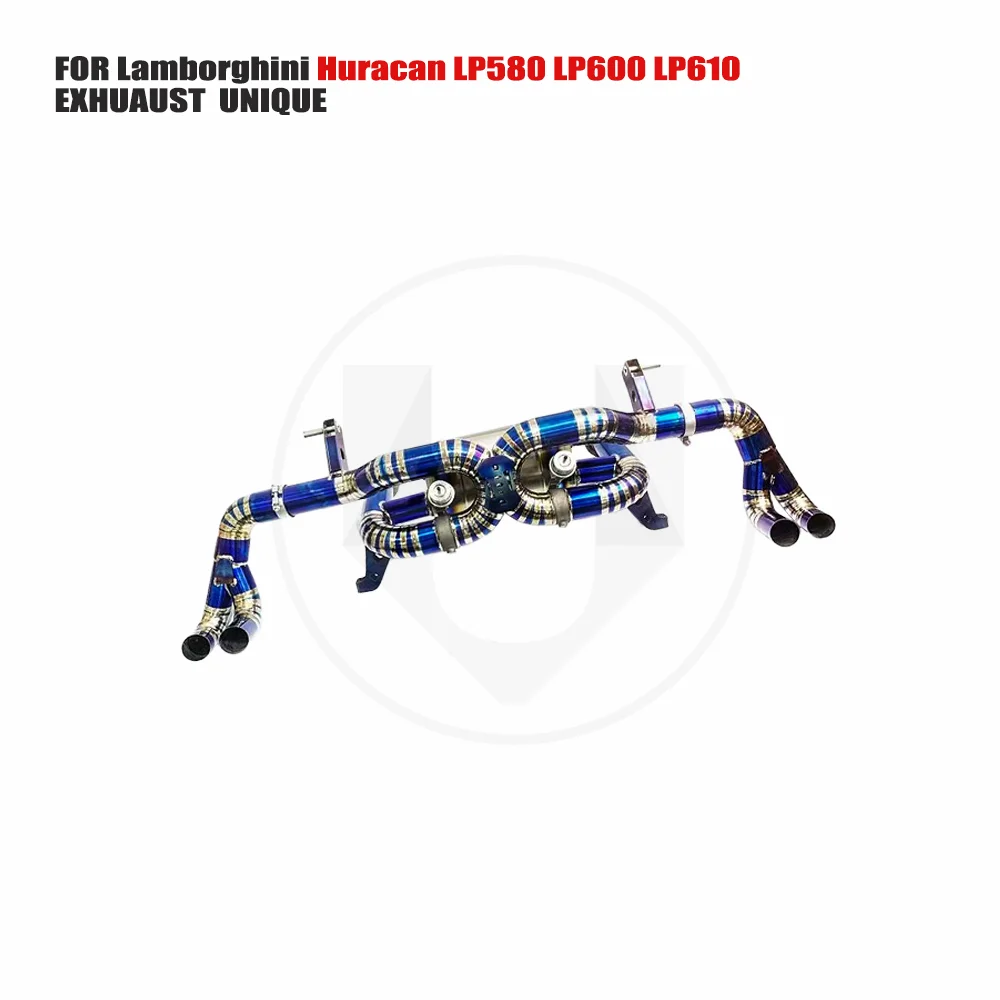 UNIQUE Titanium Alloy Exhaust System Performance Valve Catback For Lamborghini Huracan LP580 LP600 LP610 Muffler For Cars
UNIQUE Titanium Alloy Exhaust System Performance Valve Catback For Lamborghini Huracan LP580 LP600 LP610 Muffler For Cars