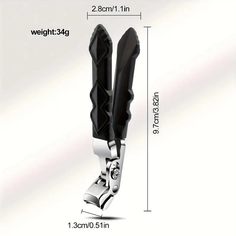 Professional Stainless Steel Toenail Clippers for Seniors, Wide Jaw, Angled Head, Concave Blade Nail Clippers Pedicure Tools
Professional Stainless Steel Toenail Clippers for Seniors, Wide Jaw, Angled Head, Concave Blade Nail Clippers Pedicure Tools