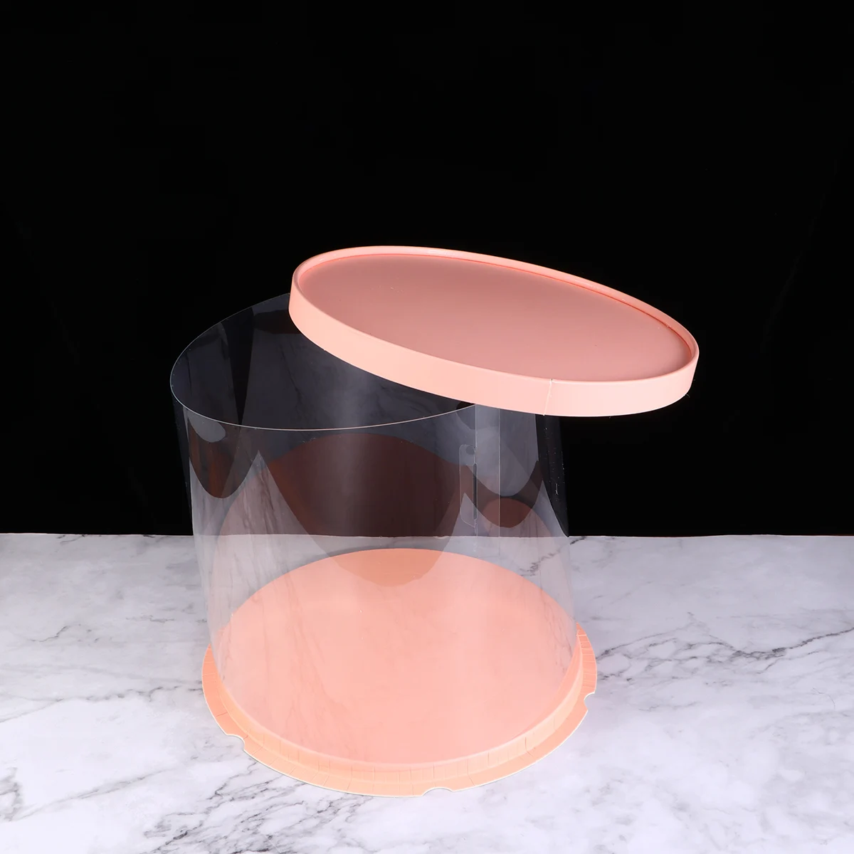Plastic Cake Box Round Cake Packaging Boxes Transparent Organizer for Home Dessert Shop (Pink, Double-layer) (8inch)
Plastic Cake Box Round Cake Packaging Boxes Transparent Organizer for Home Dessert Shop (Pink, Double-layer) (8inch)