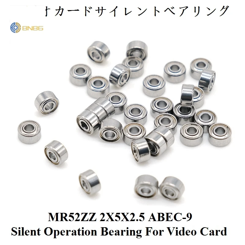 10pcs MR52ZZ 2X5X2.5mm ABEC-9 Silent Operation Bearing for Video Card High Speed Bearing for Motor Bearing
10pcs MR52ZZ 2X5X2.5mm ABEC-9 Silent Operation Bearing for Video Card High Speed Bearing for Motor Bearing