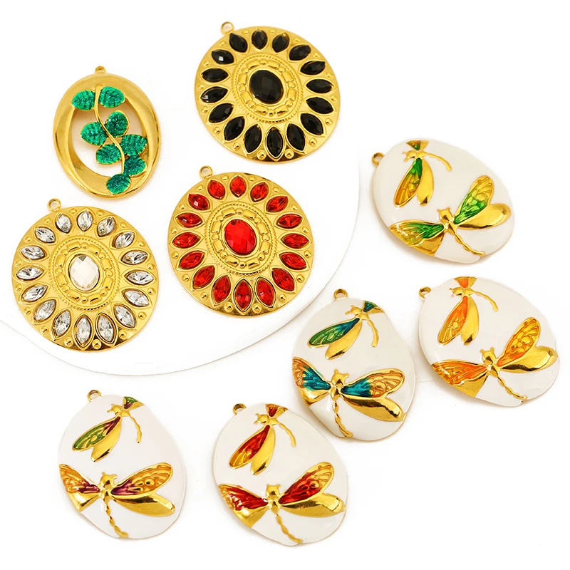 1pcs/lot Stainless Steel Enamel Dragonfly/oval Charms Pendants for DIY Necklace Bracelet Jewelry Making Accessories Finding
1pcs/lot Stainless Steel Enamel Dragonfly/oval Charms Pendants for DIY Necklace Bracelet Jewelry Making Accessories Finding