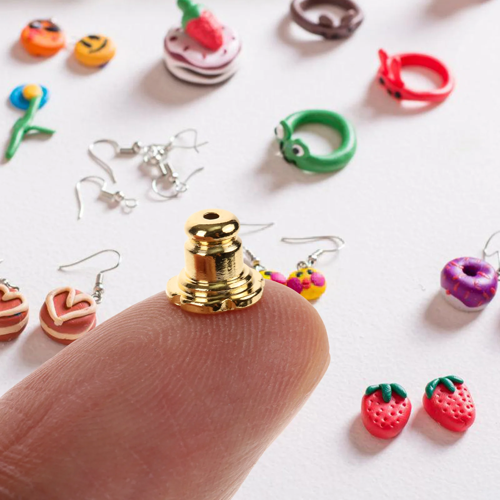 10pcs Electroplate Backs Replacement Stoppers Locking Small Delicate Diy Earring Accessories For Studs Wire Heavy Earrings Women
10pcs Electroplate Backs Replacement Stoppers Locking Small Delicate Diy Earring Accessories For Studs Wire Heavy Earrings Women