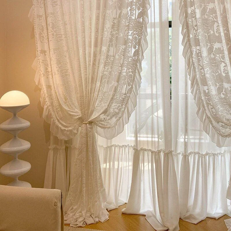 Retro Embossed Flamingo Lace Curtain Valance Bedroom Living Room Balcony Texture Sensation Window Treatment Drapery Panel
Retro Embossed Flamingo Lace Curtain Valance Bedroom Living Room Balcony Texture Sensation Window Treatment Drapery Panel