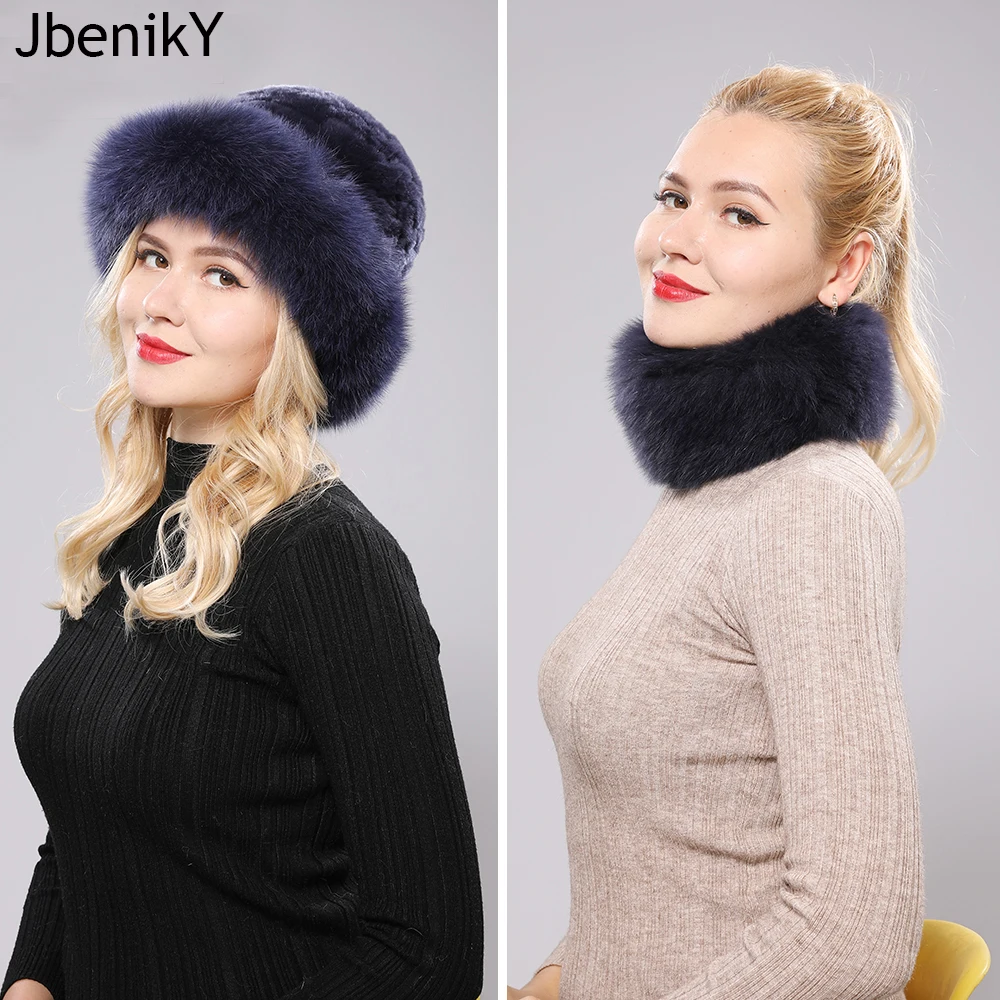 2024 Winter Women Luxury Real Rex Rabbit Fur Hat Scarf 2 Pieces Knitted Rex Rabbit Fur Hat Top Natural Fox Fur Cap Scarves Sets
2024 Winter Women Luxury Real Rex Rabbit Fur Hat Scarf 2 Pieces Knitted Rex Rabbit Fur Hat Top Natural Fox Fur Cap Scarves Sets